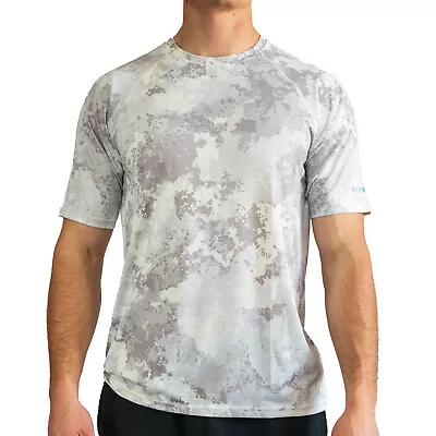 Builtcool Men's Crew Neck Raglan Tshirt Instant Cooling UPF 50+ Workout Shirt • $29.99