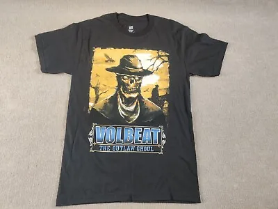 Volbeat Band T-Shirt Small The Outlaw Ghoul North America Tour 2013 Two Sided  • $10.99
