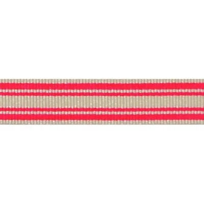 £1.45 • Buy Berisfords 10mm X 2m, 5m, 10m Neon Stripe Fluorescent Essential Ribbon Craft