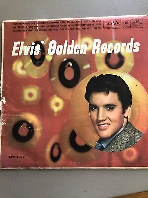 Elvis Presley - Elvis' Golden Records Vinyl LP Record LPM-1707 Sleeve & Jacket • $10.50