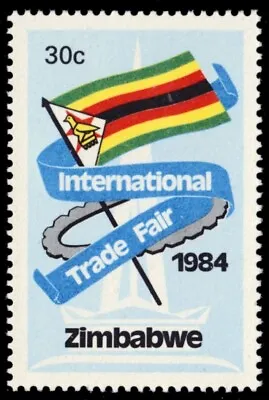 ZIMBABWE 472 - Bulawayo Trade Fair  National Flag  (pb66938+) • $1.71