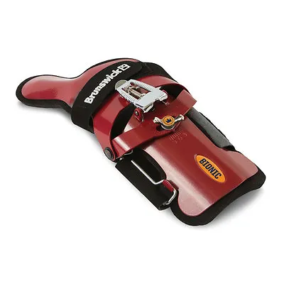 Brunswick Bionic XF Positioner RED Bowling Glove Wrist Support Left Handed • $52.95
