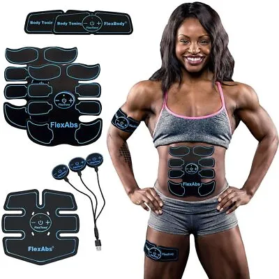 Abs Stimulator Muscle Toner FDA Cleared Rechargeable Wireless EMS Massager  • $37