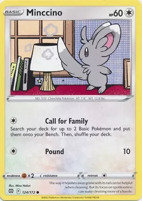 Minccino 124/172 Common Brilliant Stars • $0.99