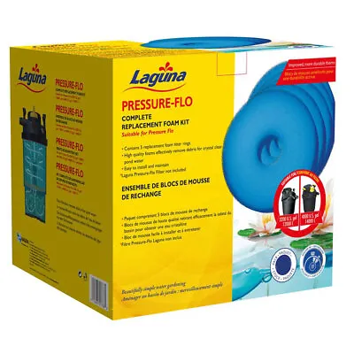 Laguna Pressure Flo Complete Replacement Foams Service Kit • £46.99