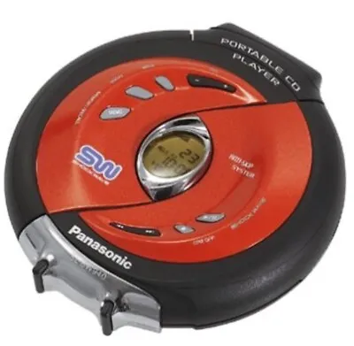 Panasonic Shockwave Water Resistant Portable CD Player Red Grade A (SL-SW940/R) • £299.99