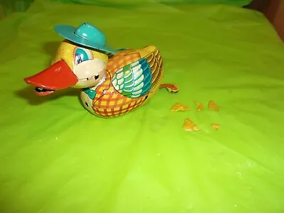 Alps Tin Wind-up Duck In Working Condition!! • $9