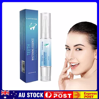 LANTHOME Teeth Whitening Pen  Intensive Stain Removal Teeth Reduce Yellowing AU • $12.99