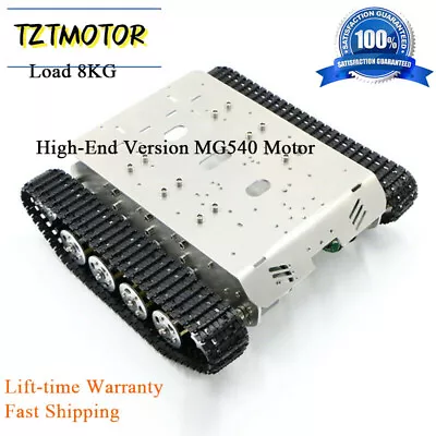 RC Robot Tank Chassis Tracked Vehicle Chassis  Load 8KG High-End MG540 Motor DIY • $107.57