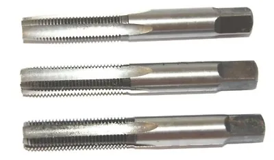 Set Of 3 M6 X 1  Hss Taps - Taper Second & Plug -  Uk Made Apex Threading Tool • £13.31