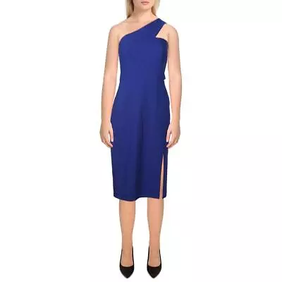 Aidan By Aidan Mattox Womens Blue Crepe Cocktail And Party Dress 2 BHFO 5749 • $13.99