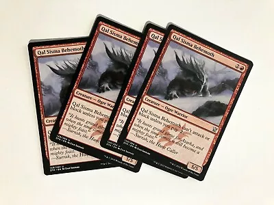 Qal Sisma Behemoth (4) NM Dragons Of Tarkir MTG Magic The Gathering • $1.25