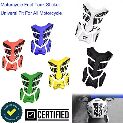 Anti-slip Motorcycle Fuel Tank Sticker Pad PVC Decal Protector Universal Fitment • $10.08