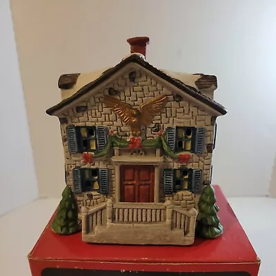 Americana Porcelain Christmas Village House • $9.99