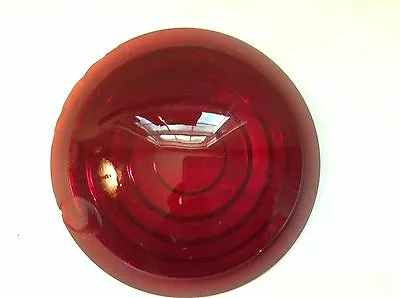 Vintage LANCASTER Red 3 7/16   LENS TAIL Stop Brake LIGHT Lamp Auto CAR Truck • $34.95