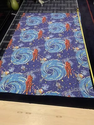 Vintage 1979 Disney THE BLACK HOLE Movie Flat Bed Sheet RARE Robot Space 70s 80s • $29.99