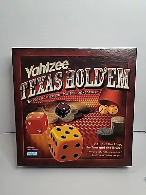 Yahtzee Texas Hold'Em Poker Dice Game Parker Brothers Hasbro Complete • $19.90