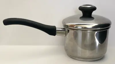 Meyer Saucepan 1 Quart With Lid Quality Stainless Steel Heavy Duty • $17.99