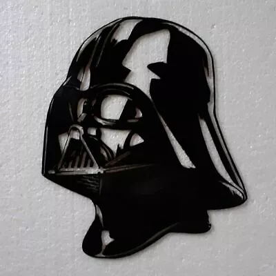 Vinywoody Vinyl Record Silhouette Darth Vader Helmet SW Gift Decoration • £25.52