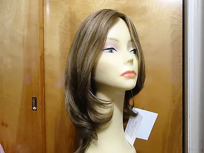 Malky European Multidirectional  Hair Wig Sheitel Light Brown Highlight14/8  • $1050