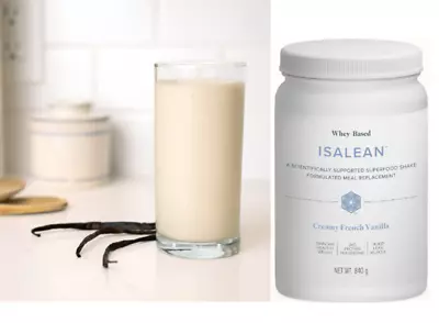 1 X ISAGENIX IsaLean Protein Shake French Vanilla Protein Meal Replacement • $71.23