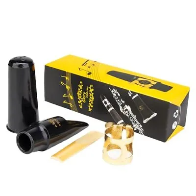 Glory Alto Saxophone Mouthpiece Kit With LigatureOne Reed And Plastic Cap-Gold • $16.06