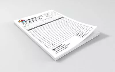 A4 INVOICE RECEIPT PAD / BOOK NCR Duplicate Book/ Sets *FREE P&P* Personalised • £105