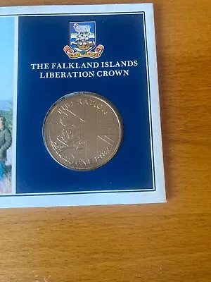 Falkland Islands 1982 Liberation Unc 50 Pence Crown • £10