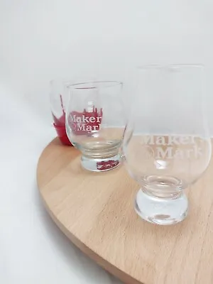 Makers Mark Bourbon Tasting Glasses - SET OF THREE  - Bourbon Glasses • $55.50