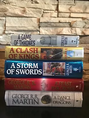 A Song Of Ice And Fire HC Series George R.R. Martin Game Of Thrones Books 1st/1s • $199.95