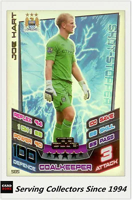 £6.52 • Buy 2012-13 Match Attax 100 Club Foil Card #505 Joe Hart (Man City)