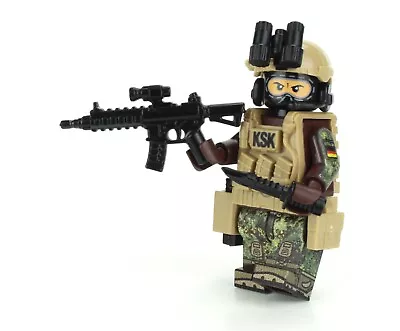 KSK Kommando Spezialkrafte Army Minifigure Made W/ Real LEGO® Minifigure • $25.68