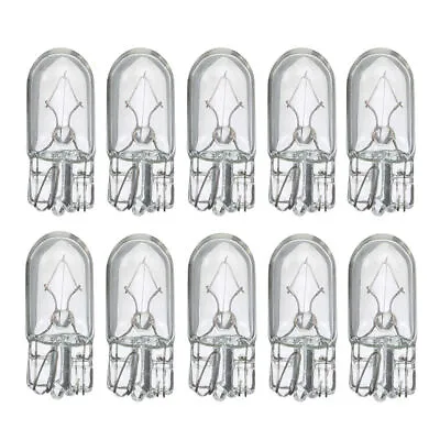 10PCS T10 Halogen LED 501 White Car Interior Side Light Wedge Bulb Lamp Parking • $5.87