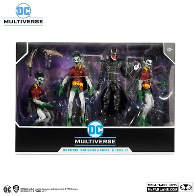 £69.99 • Buy McFarlane Toys 7  DC MULTIVERSE Batman Who Laughs With Robins Of Earth 22 SET