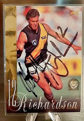$15 • Buy Matthew Richardson - Signed - 1998 Select Card - Richmond Tigers