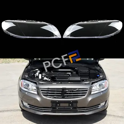 For Volvo S80 07-14 15 2016 LH&RH Side Headlamp Cover Headlight Shell Lens 2Pcs • $150.39