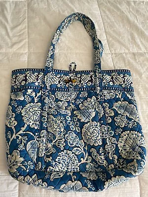 Vera Bradley Large Tote Bag Blue Lagoon • $15