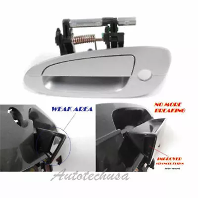 MotorKing Upgraded Door Handle For NISSAN ALTIMA Outside Outer Front Left Silver • $17.67