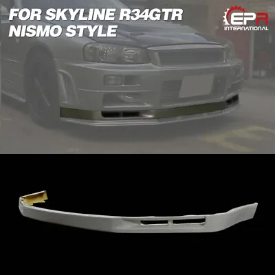 For Nissan R34 Skyline GTR Nis Style FRP Fiber Front Bumper Lip Exterior Kit • $631