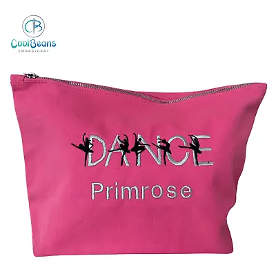 DANCE MAKE UP BAG - PERSONALISED - ACCESSORY BAG - BALLET Dancers • £8.99