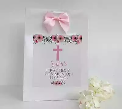 Personalised First Holy Communion Gift Bag With Name Age Relationship • £4.50