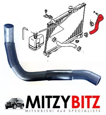 LOWER RADIATOR HOSE MITSUBISHI PAJERO SHOGUN V98W MK4 3.2 DiD • £28