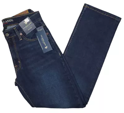 U.S. Polo Assn. #11515 NEW Men's Straight Fit Stretch Jeans • $22.99