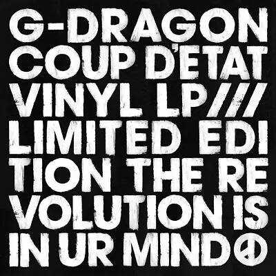 G Dragon COUP D'ETAT Vinyl LP Limited Edition Bigbang Member • $549