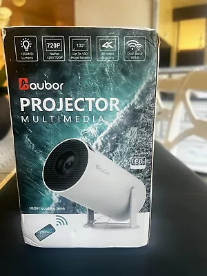 Mini Projector TV 11.0 1080P Smart Portable Projector 5G Bluetooth 10000 Lumen • $30