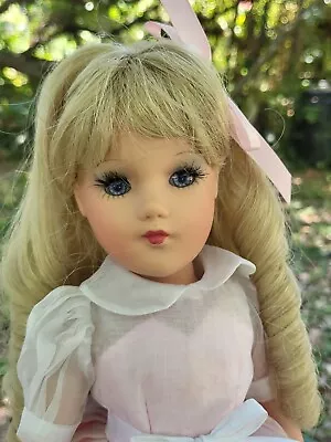 Pretty Mary Hoyer 14  Reissue Blonde Doll In Pink By Mary Lynne Saunders LE 50 • $39.99