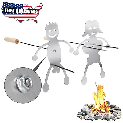 Funny BBQ Sticks Boy&Girl Men&Women Style Fork Hot Dog Roasting Campfire Tools • $8.49