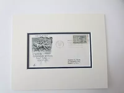 United Confederate Veterans & First Day Cover Of The UCV Stamp • $26.99