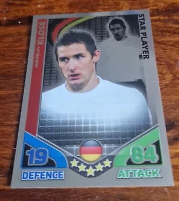 Miroslav Klose  WORLD CUP 2010 Match Attax Star Player Germany • £2.50