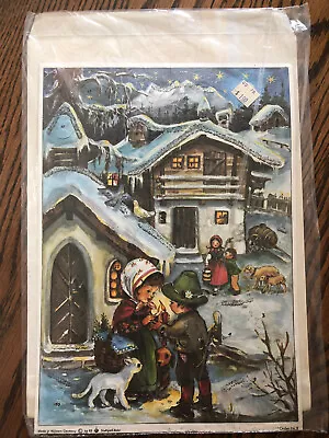 Vintage West Germany Stuttgart-Rohr Christmas Advent Calendar No 9 NISP • $17.95